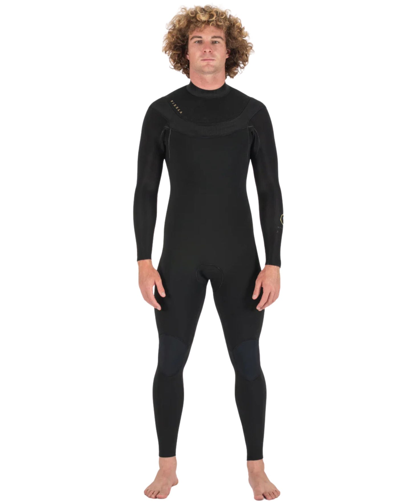 Vissla New Seas 4.3 U-Zip Full Wetsuit - Black