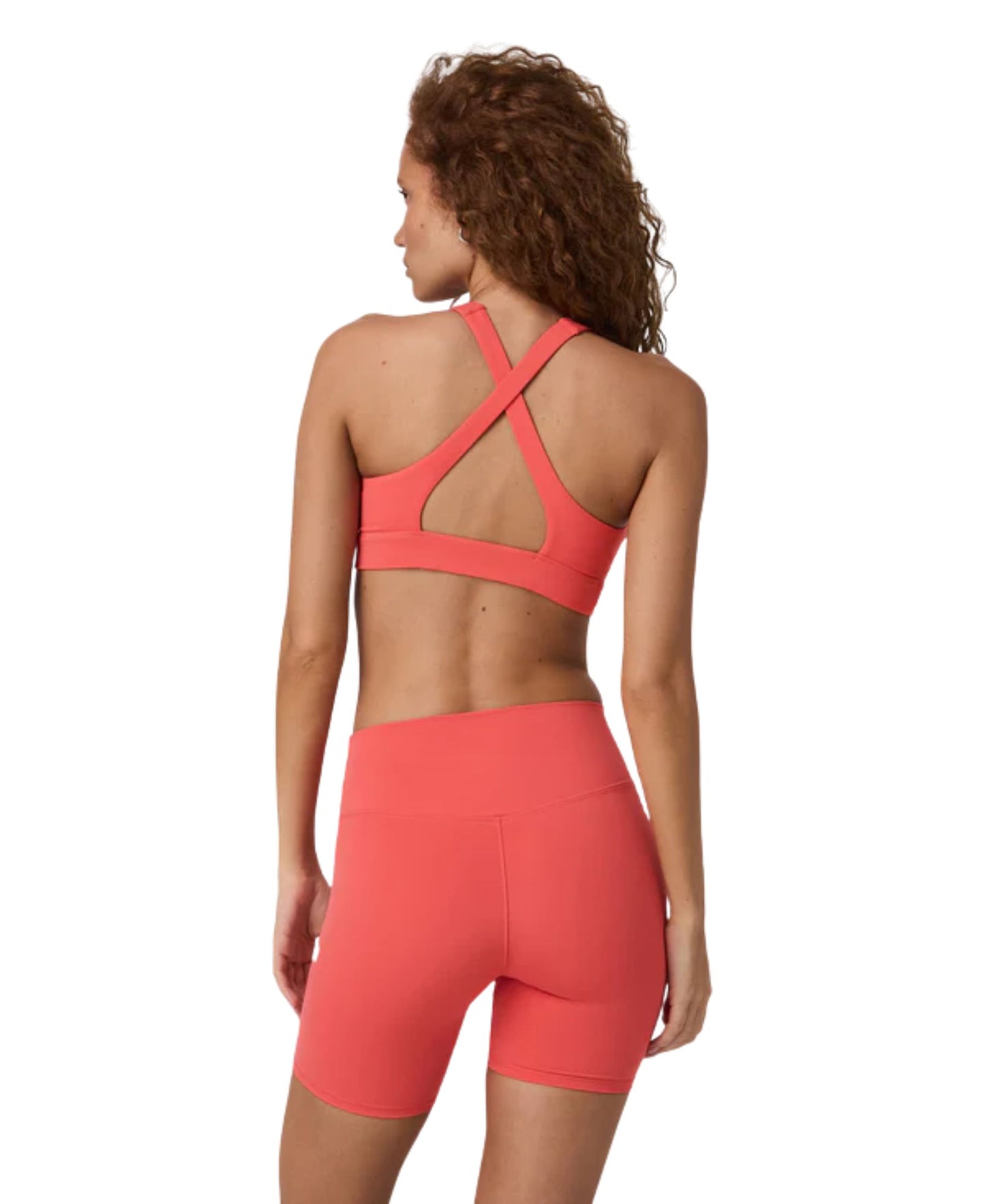 Vuori Daily Form Bra - Bright Coral