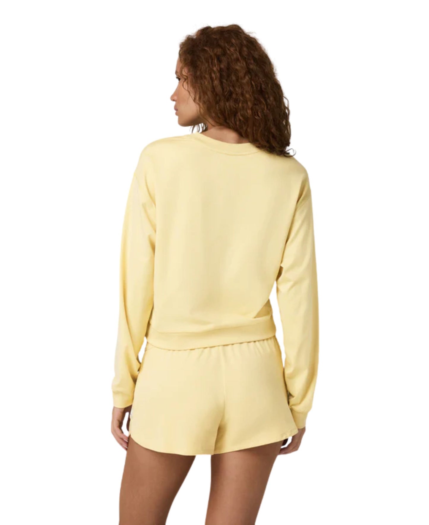 Vuori Halo Modern Crew - Lemon Snap Heather