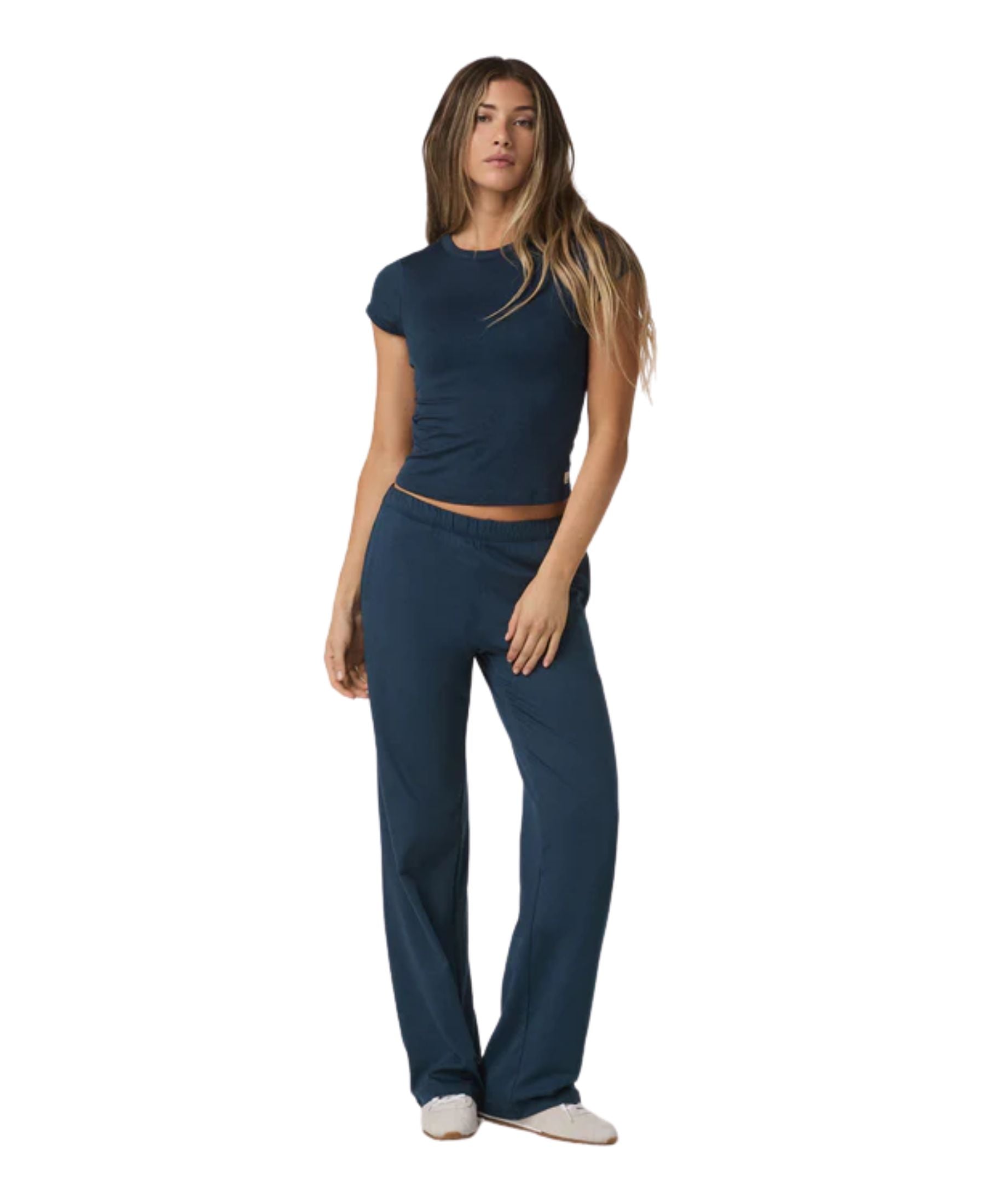 Vuori Halo Modern Straight Leg Pant - Blue Coast Heather