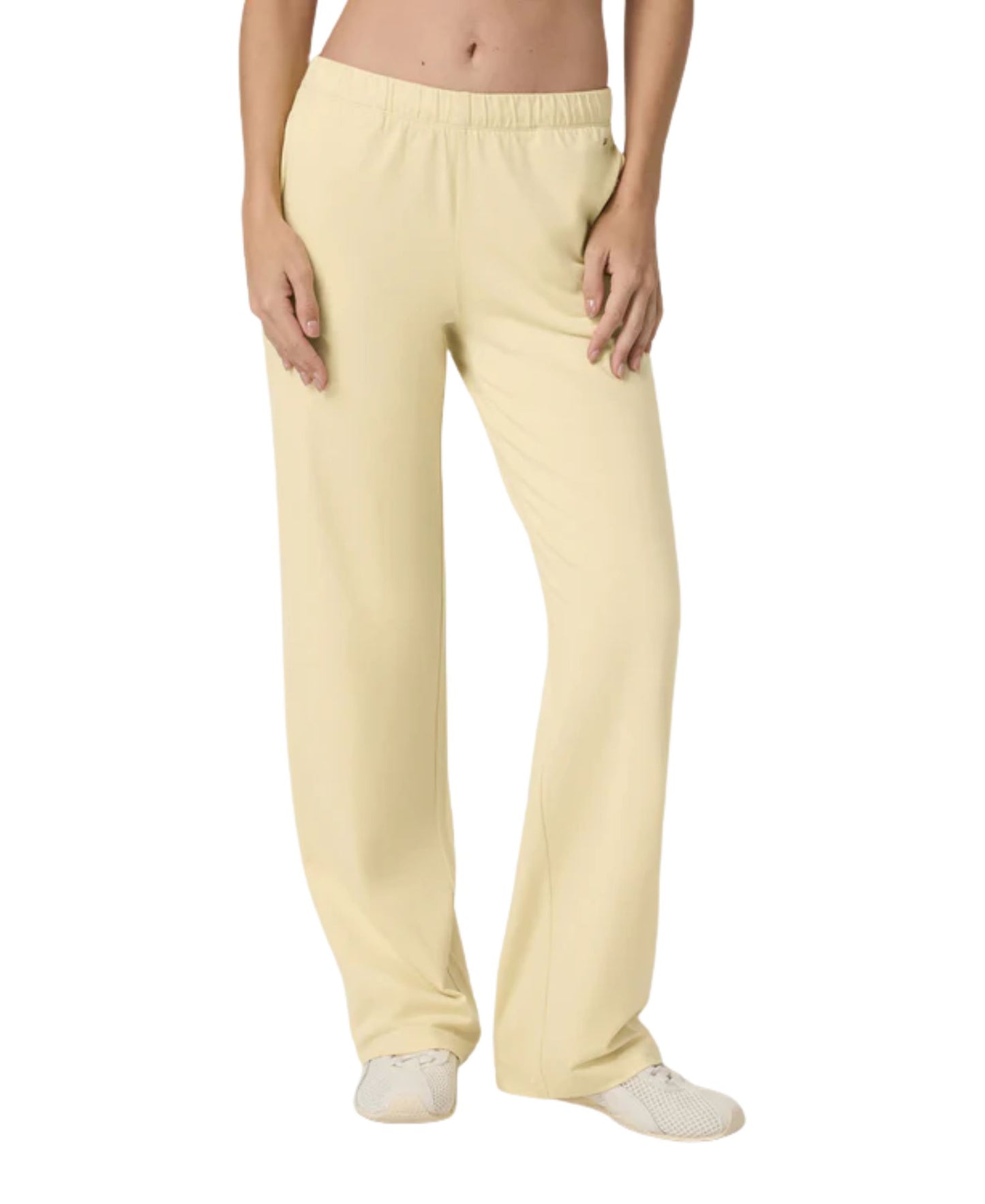 Vuori Halo Modern Straight Leg Pant - Lemon Snap Heather