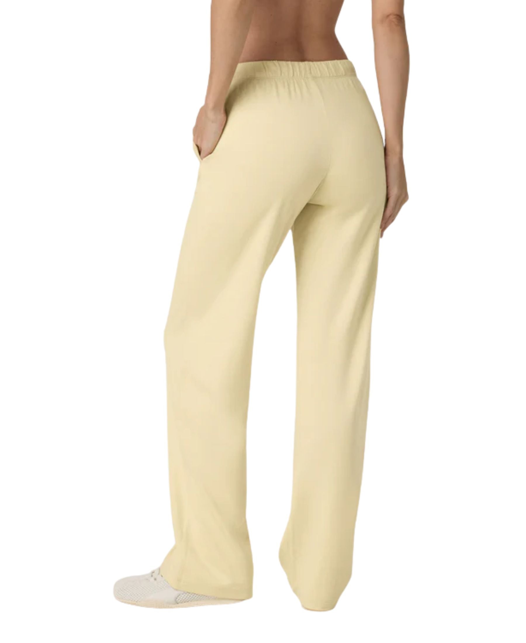 Vuori Halo Modern Straight Leg Pant - Lemon Snap Heather