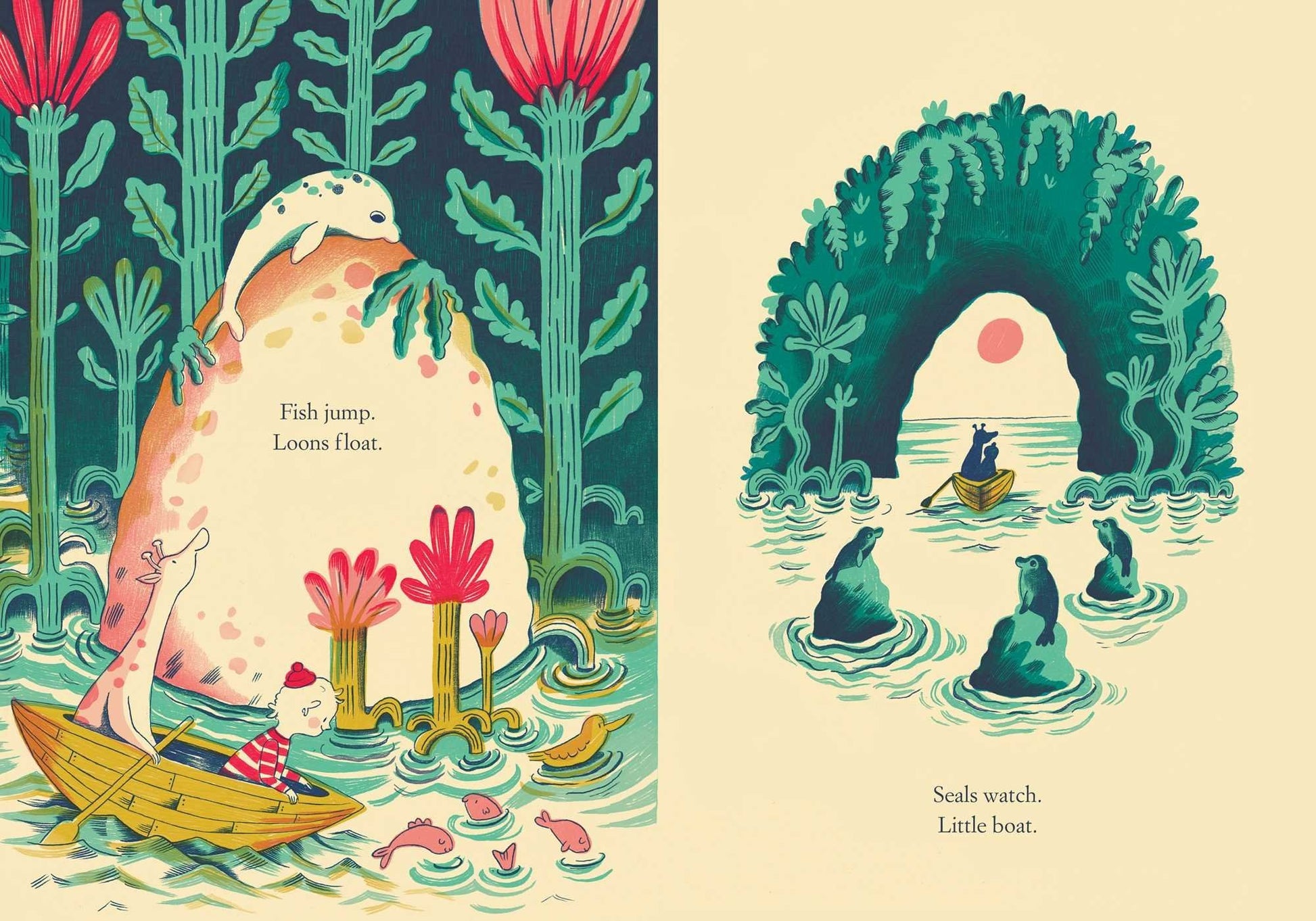 Yellow Kayak Hardcover Kids Book