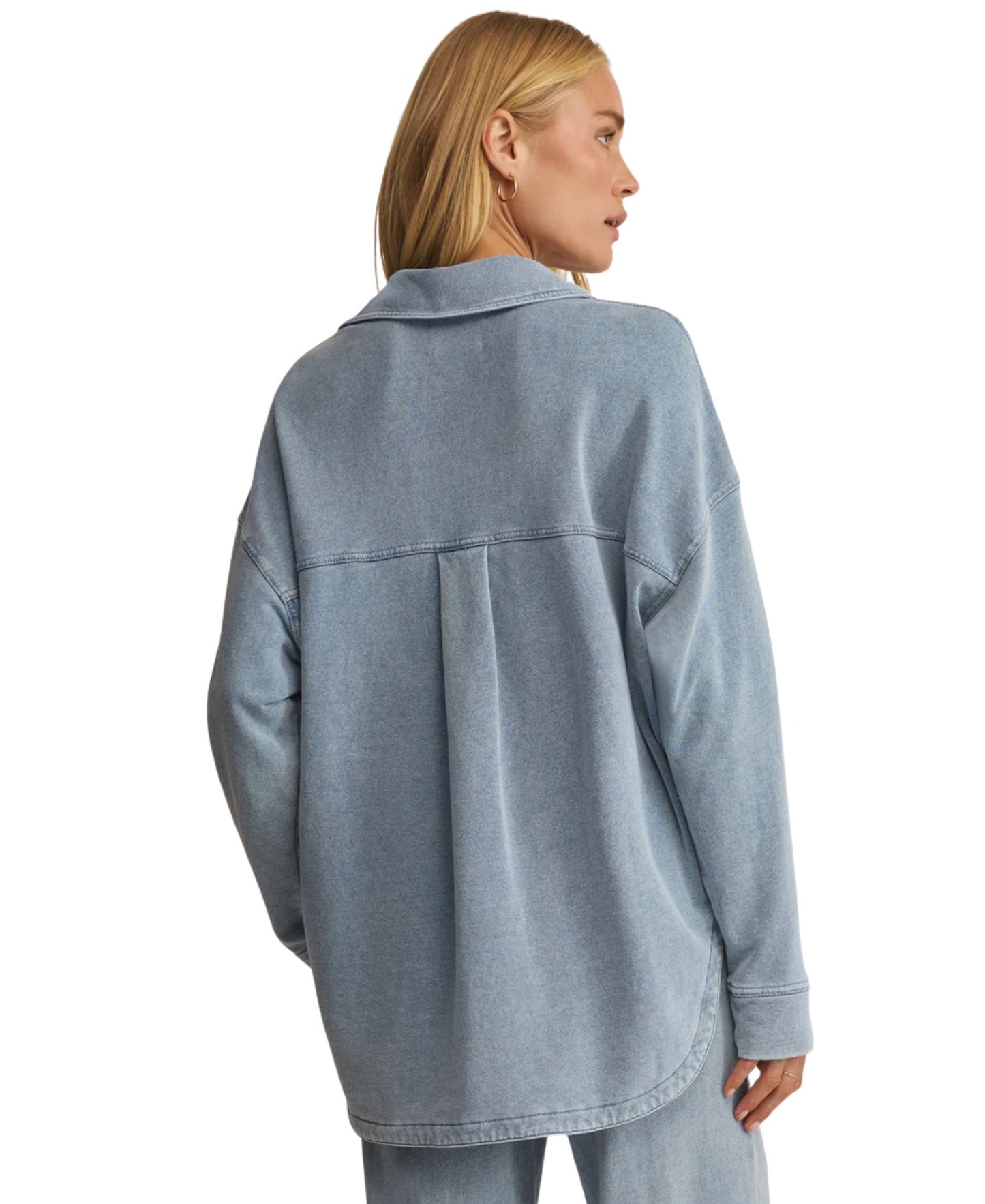 Z Supply All Day Knit Denim Jacket