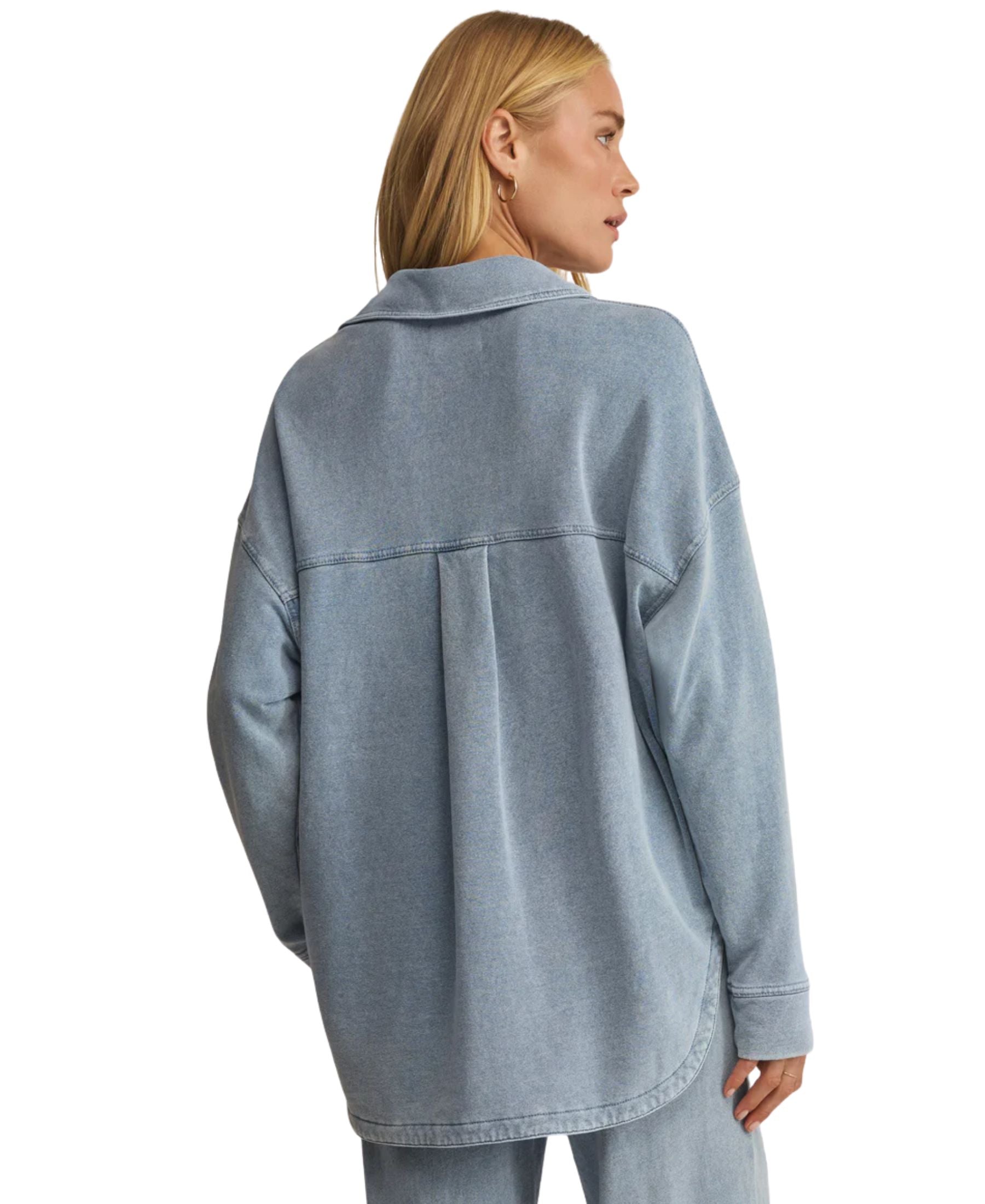 Z Supply All Day Knit Denim Jacket