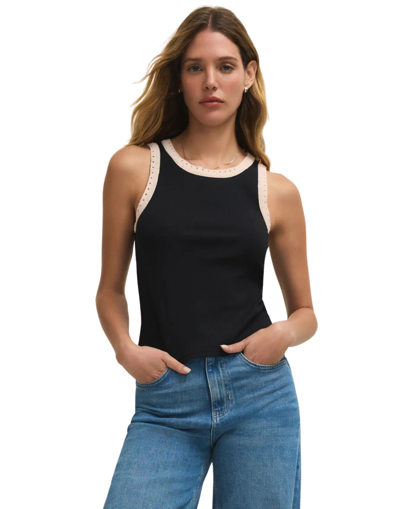 Z Supply Clarke Rib Tank - Black
