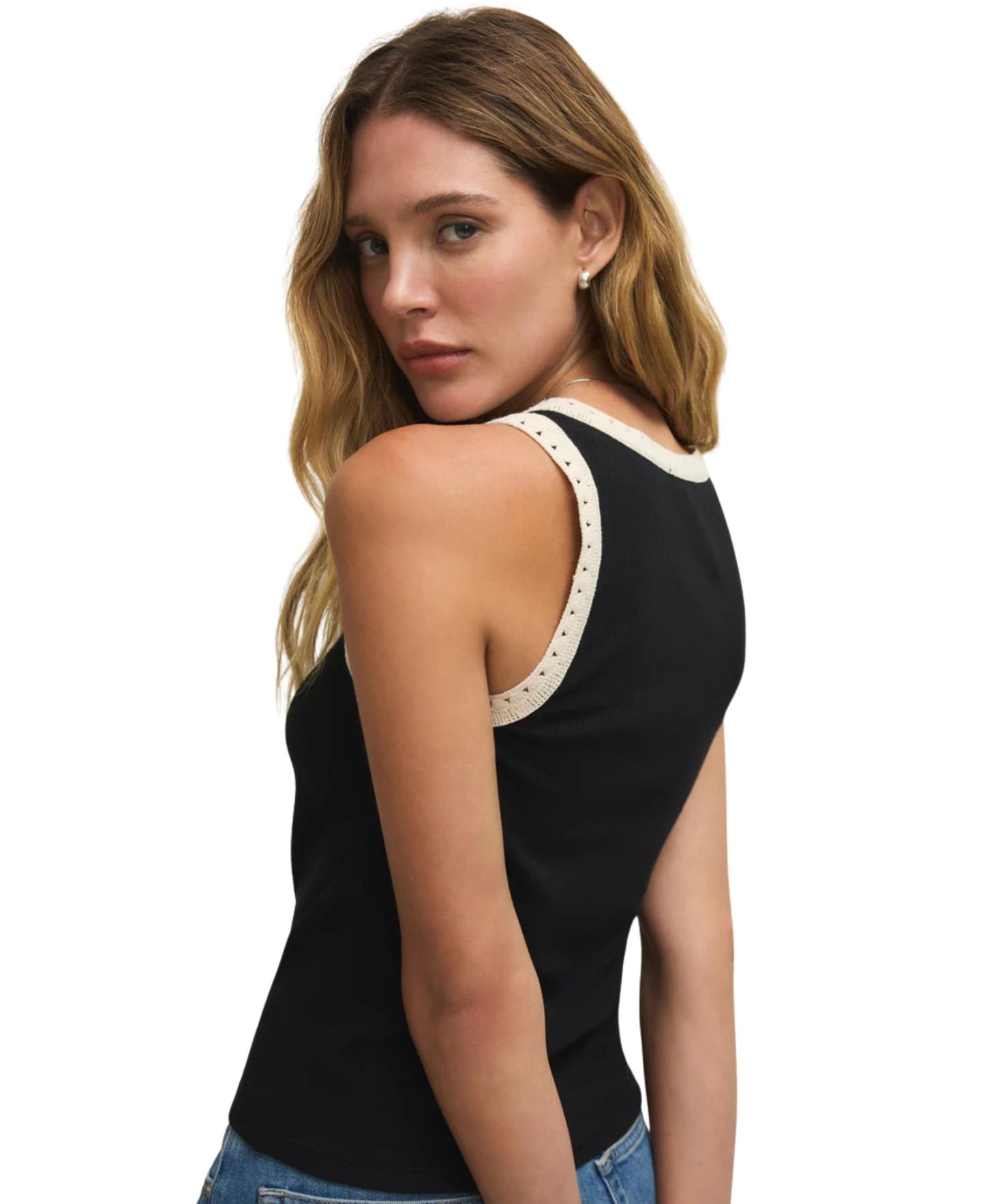 Z Supply Clarke Rib Tank - Black