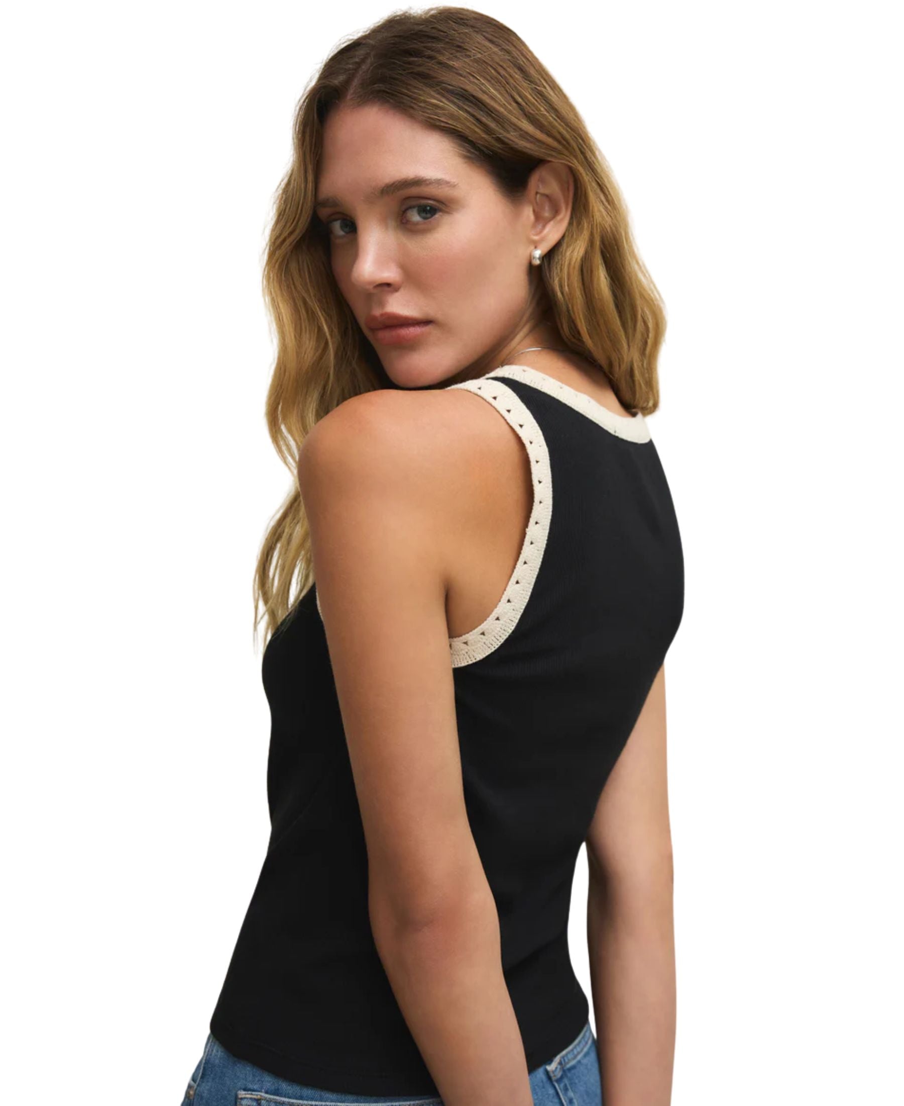 Z Supply Clarke Rib Tank - Black