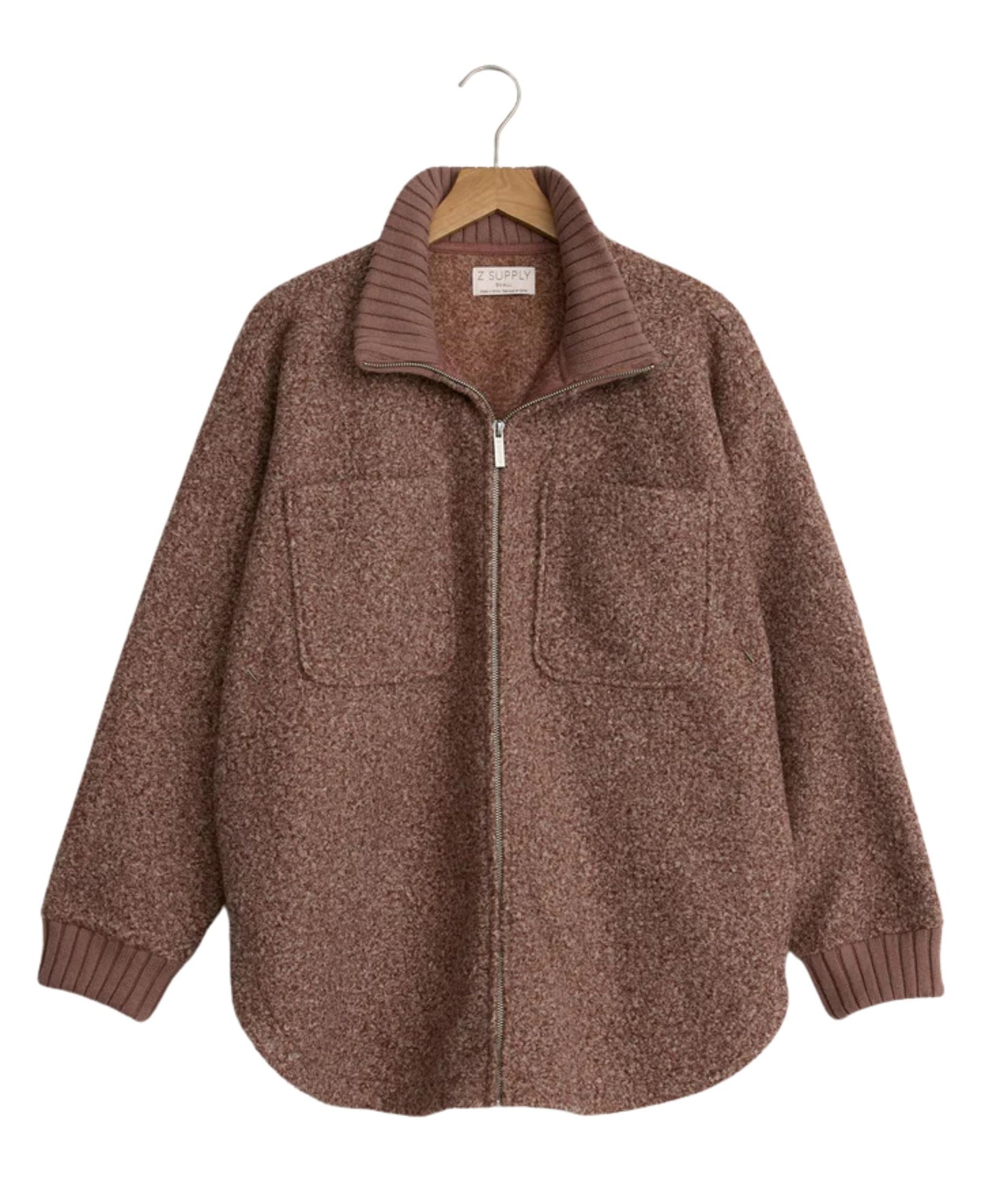 Z Supply Downhill Fuzzy Jacket - Coconut