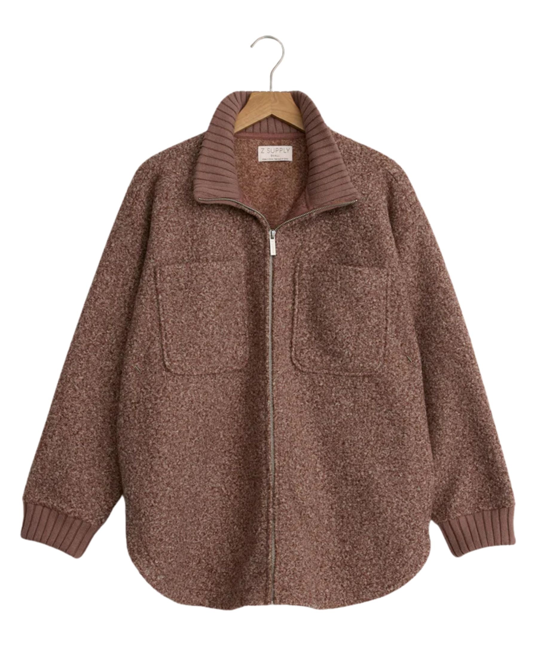 Z Supply Downhill Fuzzy Jacket - Coconut