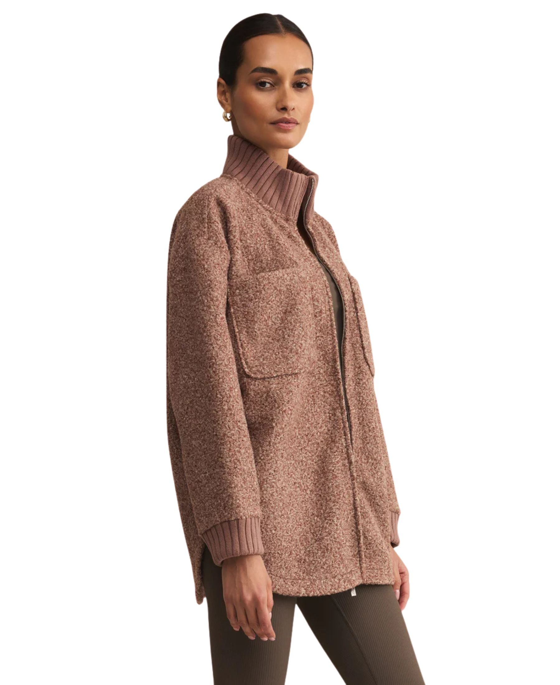 Z Supply Downhill Fuzzy Jacket - Coconut