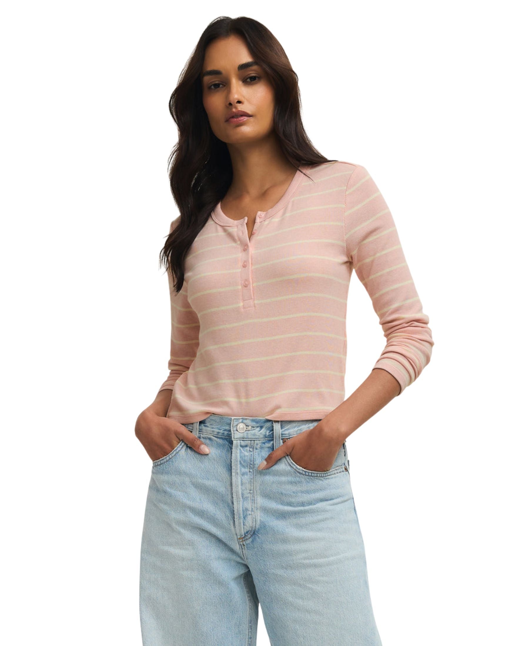 Z Supply Ferris Henley Striped