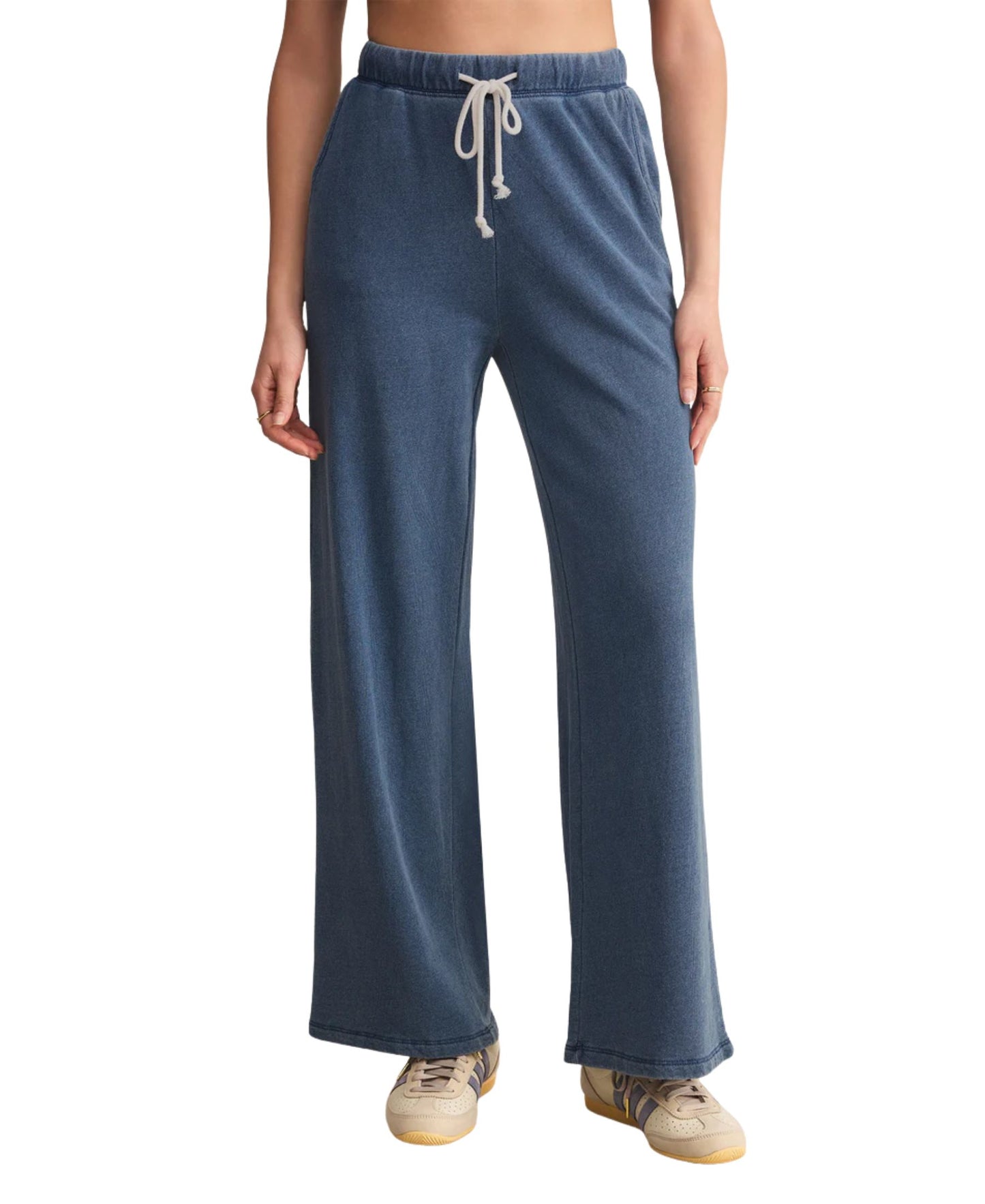 Z Supply Hunter Knit Denim Pant - Vintage Indigo