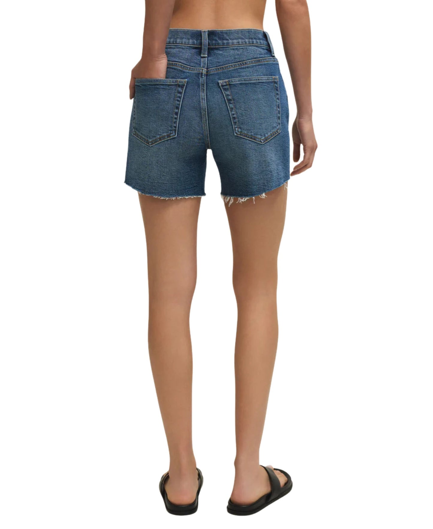 Z Supply Jonah Mid Rise Denim Short - Lisbon