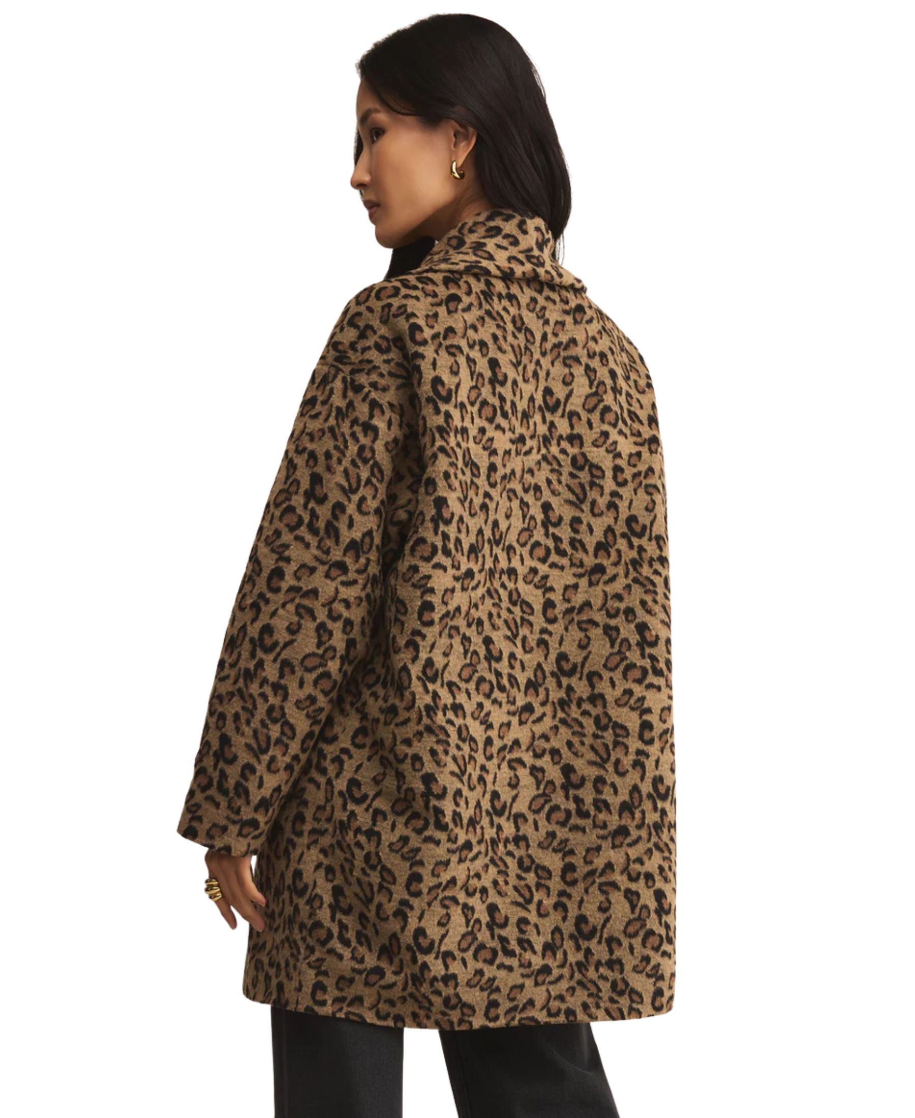 Z Supply Lennon Leopard Coat