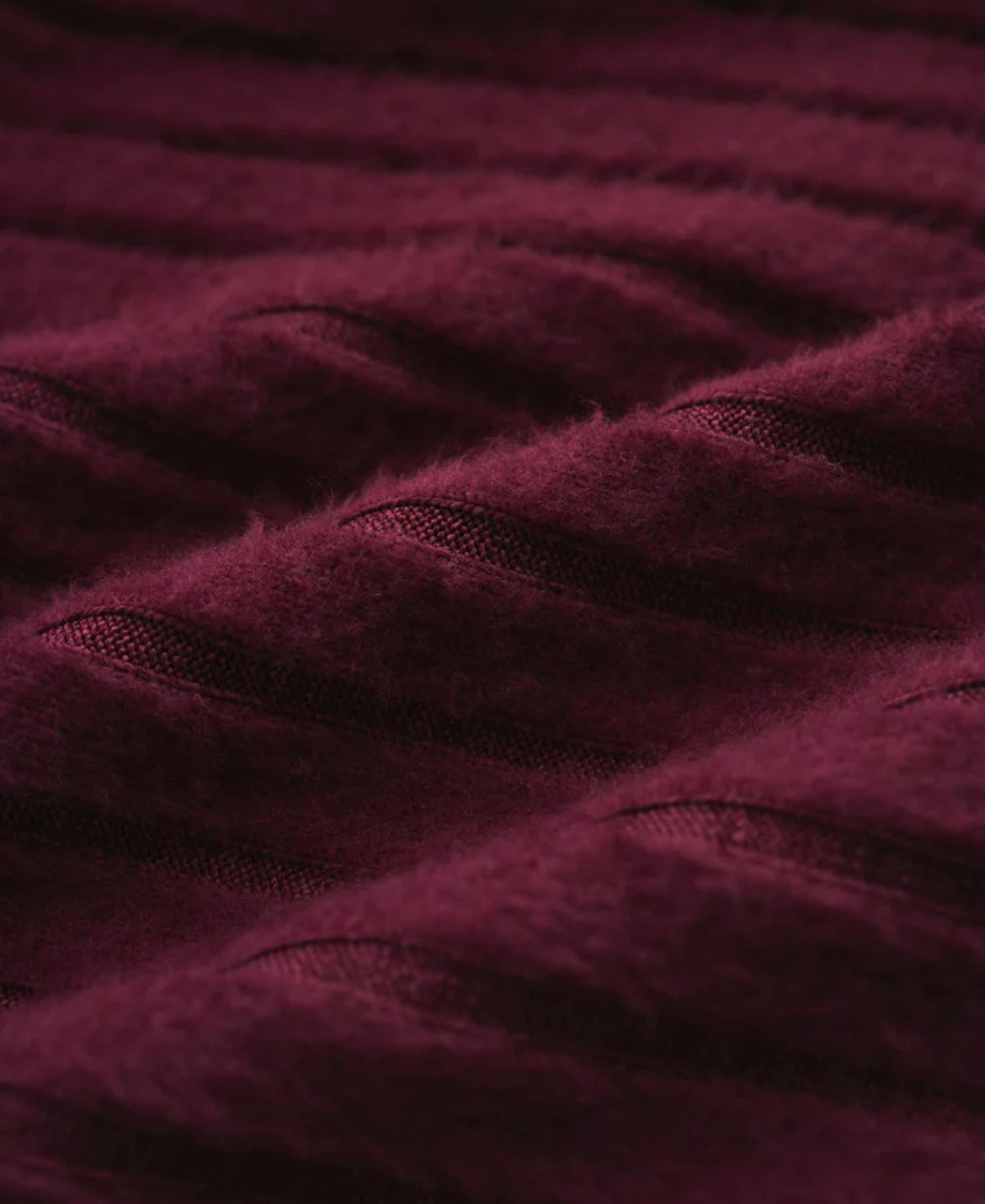 Z Supply Mara Rib Cardigan - Merlot