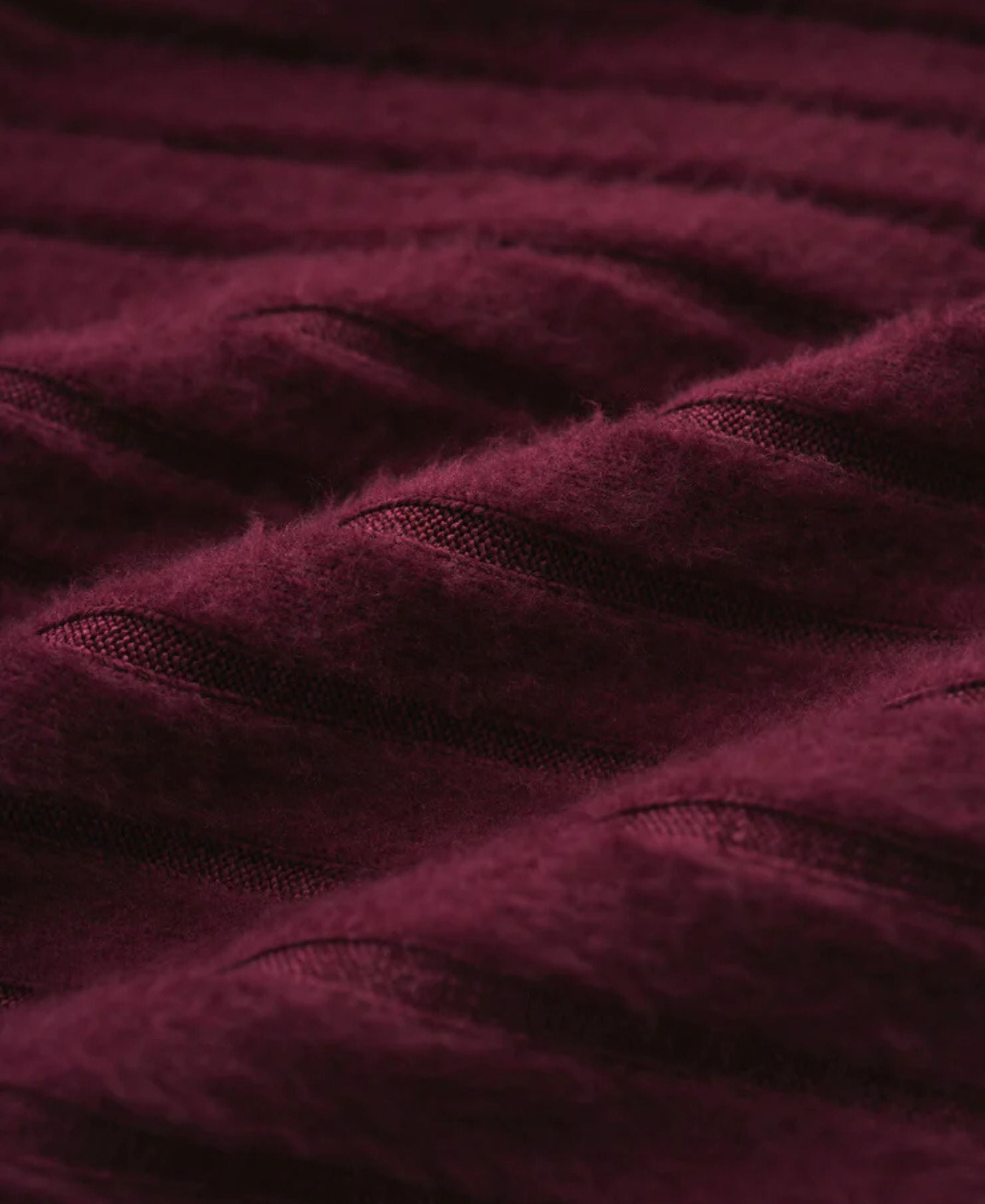 Z Supply Mara Rib Cardigan - Merlot