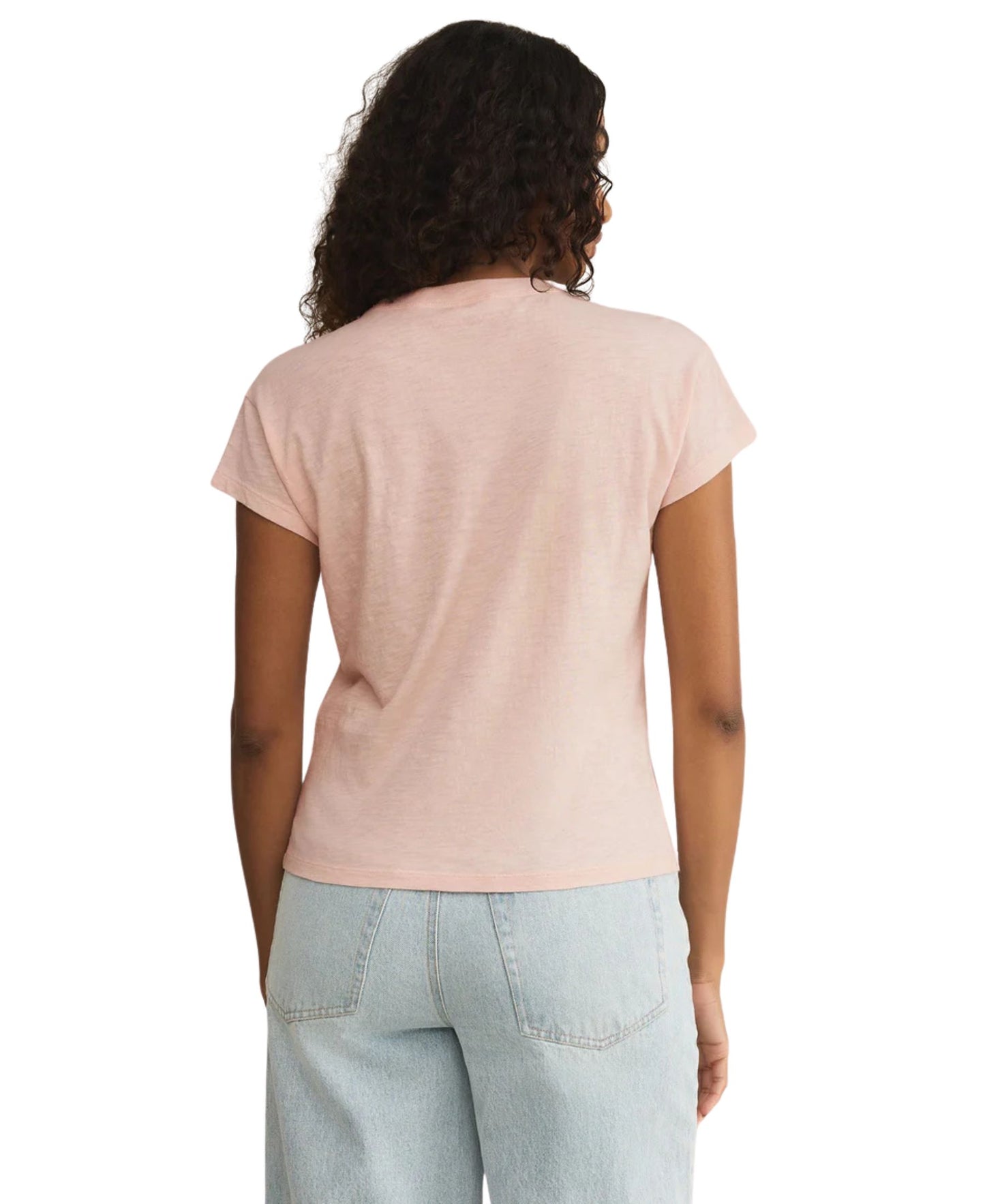 Z Supply Modern Slub Tee - Pink Salt
