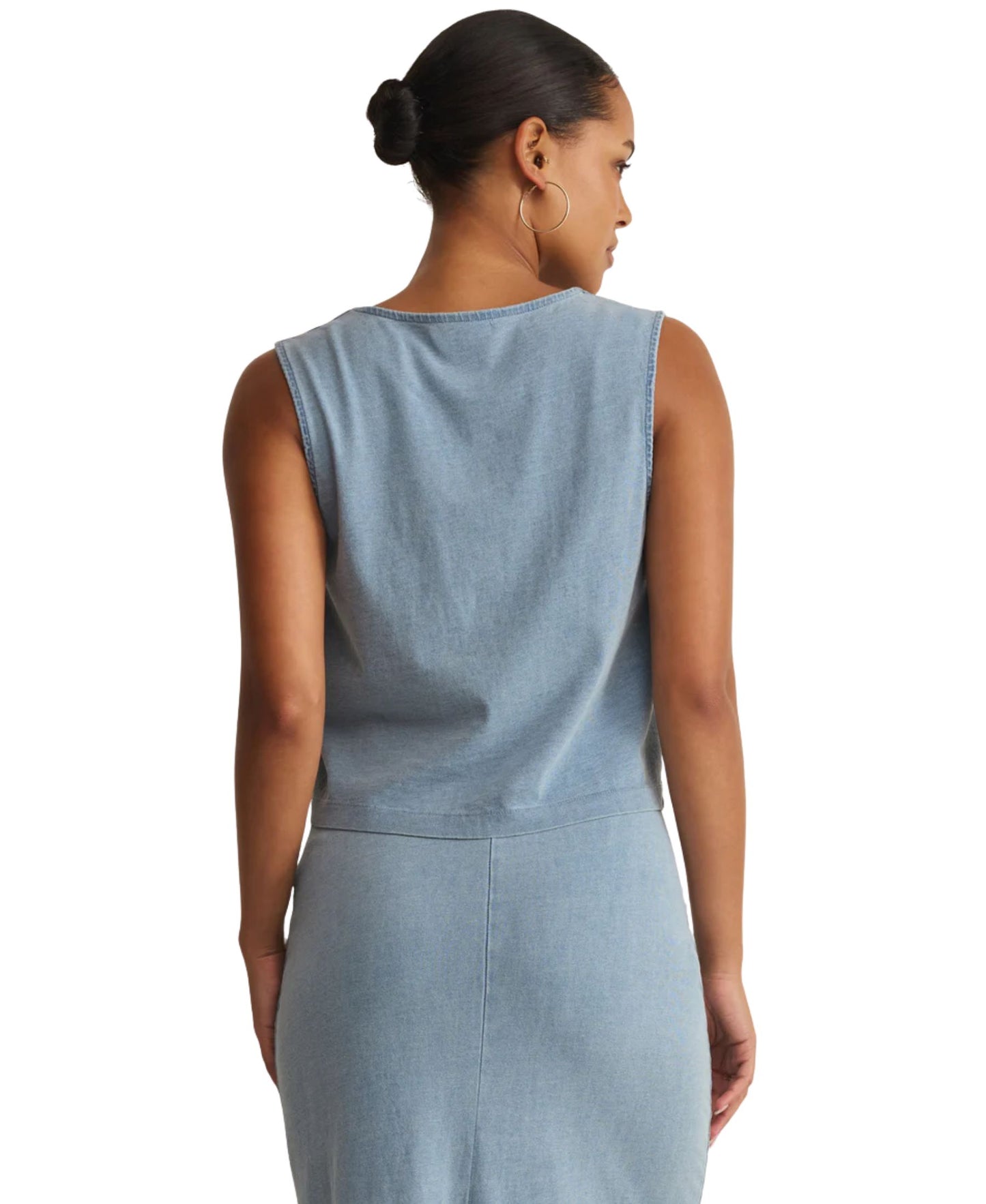 Z Supply Noelle Jersey Demin Tank
