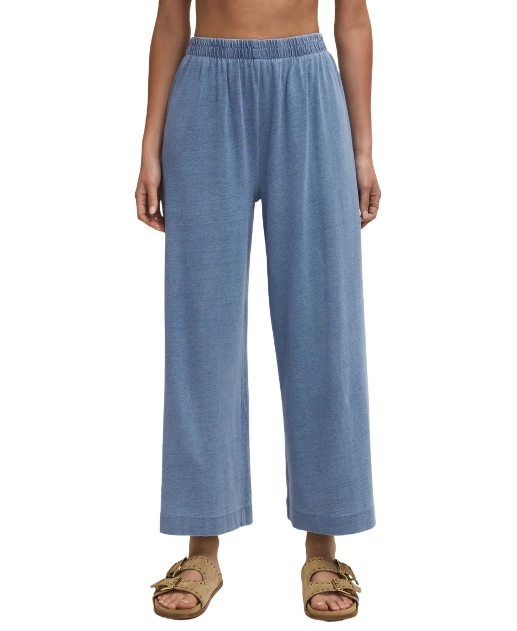 Z Supply Scout Jersey Denim Pant - Santorini Indigo