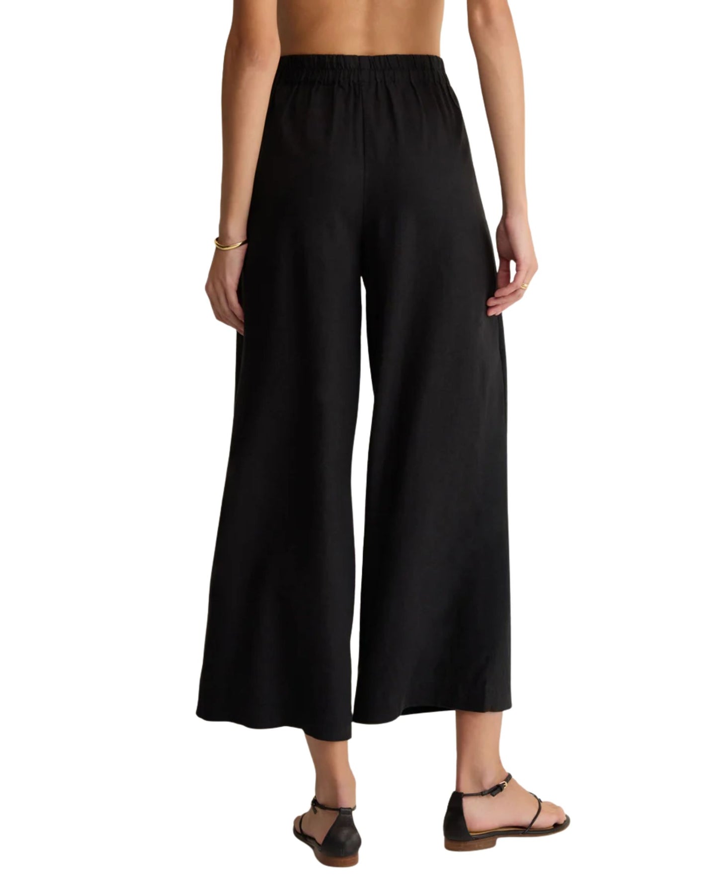 Z Supply Scout Linen Pant - Black