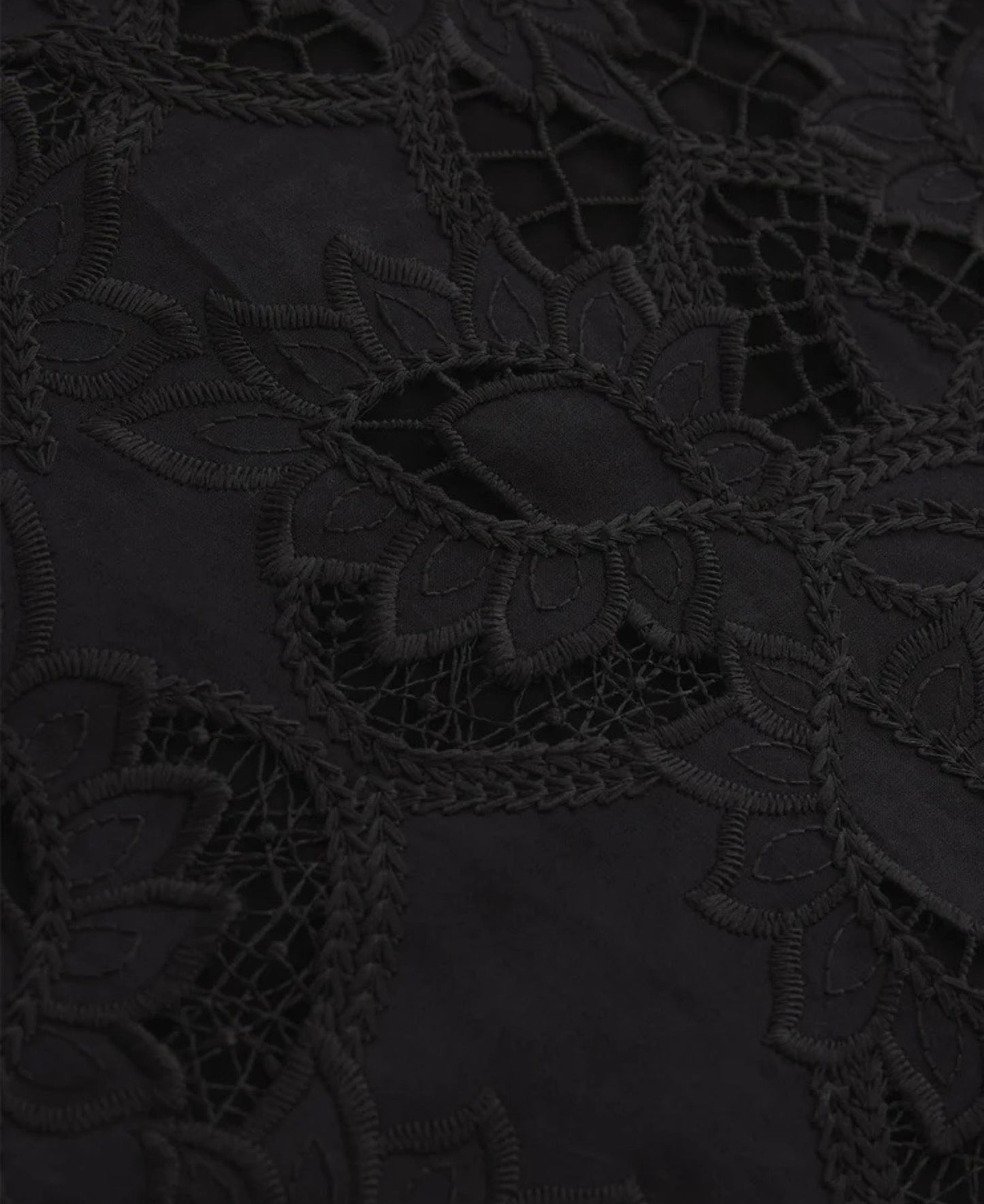 Z Supply Siren Embroidered Mini Skirt - Black