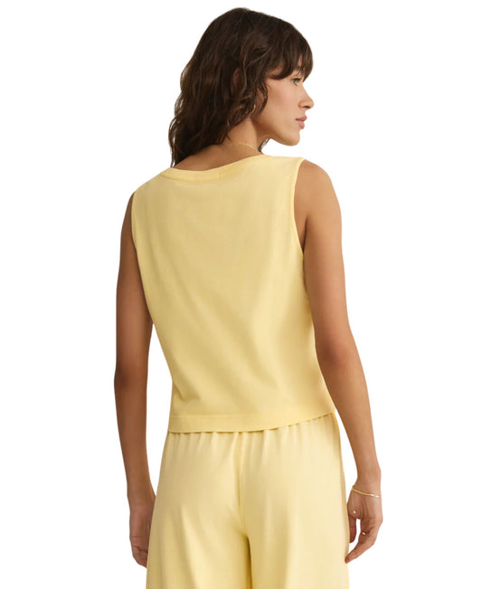 Z Supply Sloane V-Neck Cotton Jersey Tank