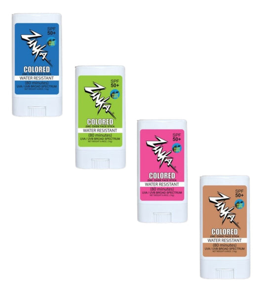 Zinka SPF 50+ Colored Facesticks
