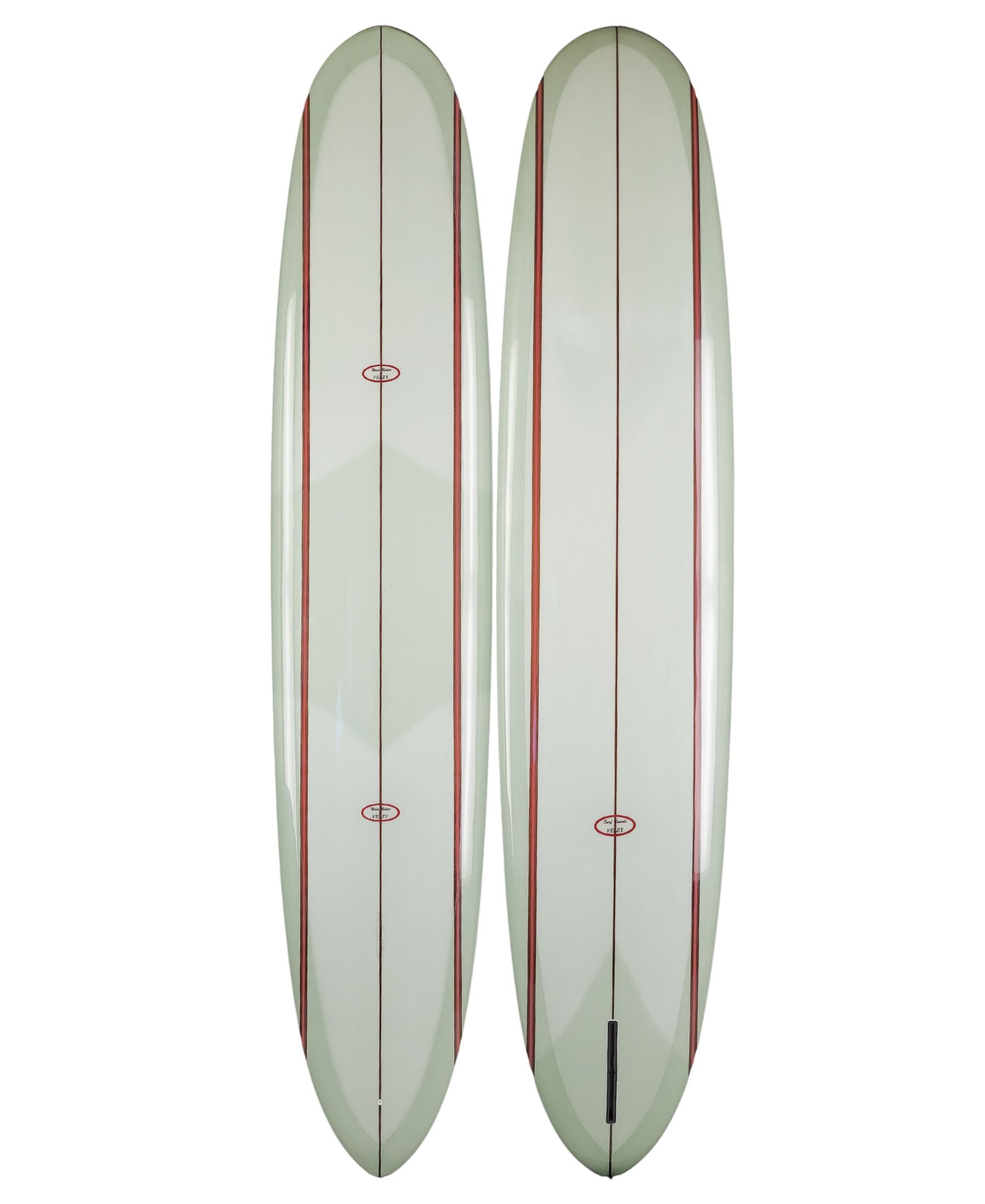 velzy 9'10" noserider - Vintage Green Tint