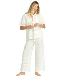 Billabong Eyelet Crush Beach Coverup Pants