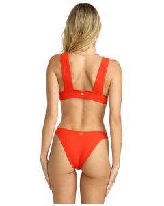Billabong Red Aloha Hike Bikini Bottom