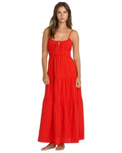 Billabong Red Aloha Maxi Dress