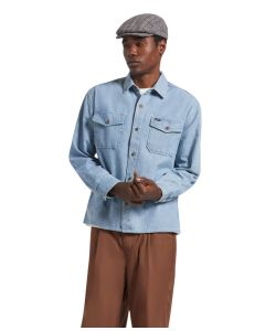Brixton Men's Herringbone Relaxed Overshirt