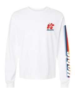 Hobie Hibiscus Comp Stripe Longsleeve Tee