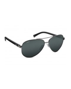 Hobie Polarized Broad Shiny Gunmetal Sunglasses