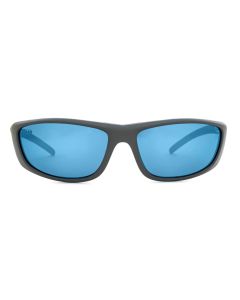 Hobie Polarized Cabo Sport Satin Grey & Cobalt Mirror Sunglasses