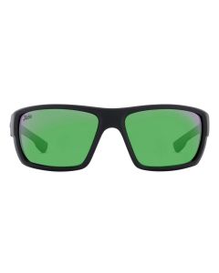Hobie Polarized Mojo Float Satin Black & Sea Green Mirror Sunglasses