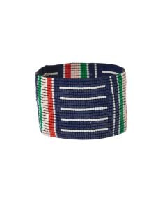 Ink + Alloy Brooklyn Geo Stripe Beaded Stretch Bracelet St. Tropez
