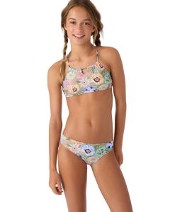 O'neill Girls Talitha Floral Keyhole Tank & Bottoms