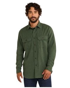 Pendleton Men's Burnside Solid Doublebrushed Flannel Shirt