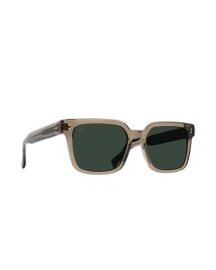 Raen West Ghost & Green Polarized Unisex Square Sunglasses