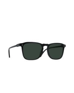 Raen Wiley Recycled Black & Green Polarized Men's Square Sunglasses