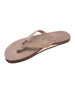 Rainbow Single Layer Narrow Strap Women's Sandals
