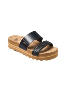 Reef Cushion Braid Black Women's Slides