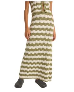 Rhythm Carmen Stripe Knit Maxi Skirt