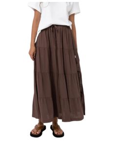 Rhythm Classic Tiered Maxi Skirt