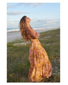 rhythm Mahana Floral Tiered Maxi dress