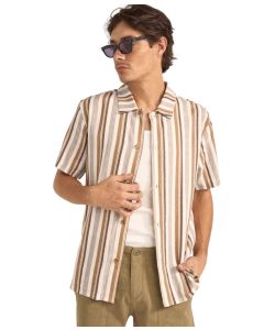 Rhythm Men's Paisley Stripe Ss Shirt