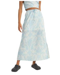 Rhythm Women's Jean Paisley Maxi Skirt