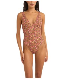 Rhythm Women's Marie Floral Classic One Piece Swimsuit